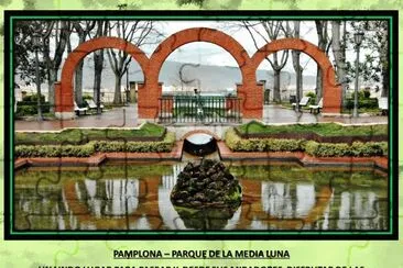 PAMPLONA â€“ PARQUE DE LA MEDIA LUNA jigsaw puzzle