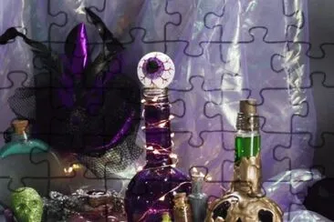 Spooky Potion Bottles jigsaw puzzle