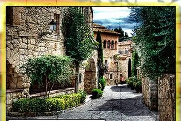 פאזל של BEGUR (GERONA) â€“ URBANIZACION  LOS CEDROS