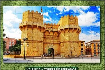 פאזל של VALENCIA â€“ TORRES DE SERRANOS