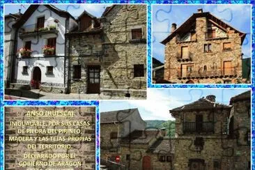 פאזל של ANSÃ“ (HUESCA) - Y SUS CASAS DE PIEDRA