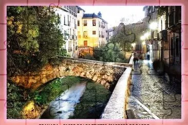פאזל של GRANADA â€“ PASEO DE LOS TRISTES /CARRERA DE DARRO