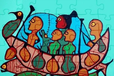 Morval Morrisseau 1931-2007 jigsaw puzzle
