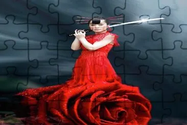 FantasÃ­a- Samurai -Mujer. jigsaw puzzle