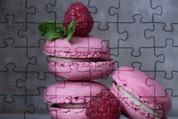 Frambuesas- Menta, Pasteles. jigsaw puzzle