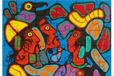 Morval Morrisseau jigsaw puzzle
