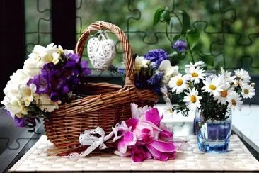 Pretty Cyclamen Flowers-Still Life jigsaw puzzle