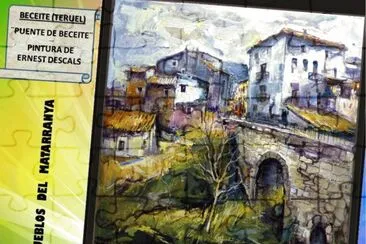 BECEITE (TERUEL) - PINTURA DE ERNEST DESCALS