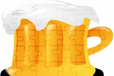 Cerveza- Taza. jigsaw puzzle