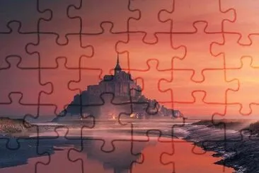 Mont Saint Michel-FR jigsaw puzzle