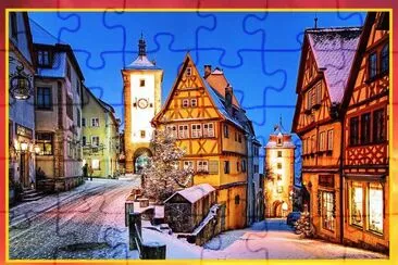 ROTHENBURG OB DER TAUBER (ALEMANIA) jigsaw puzzle