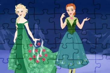 Frozen jigsaw puzzle