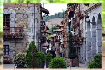 AREATZA (BIZKAIA) â€“ VISTA DE SU CASCO HISTÃ“RICO jigsaw puzzle