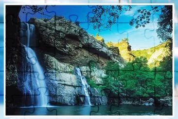 ALDEAQUEMADA (JAÃ‰N) â€“ CASCADA DE LA CIMBARRA jigsaw puzzle
