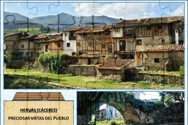 HERVÃS (CÃCERES) - PRECIOSAS VISTAS DEL PUEBLO jigsaw puzzle