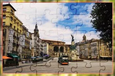 VITORIA â€“ PLAZA DE LA VIRGEN BLANCA jigsaw puzzle