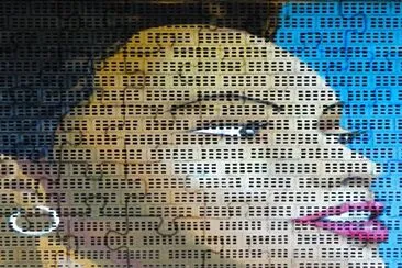 Graffiti- Mujer-Decorativos. jigsaw puzzle