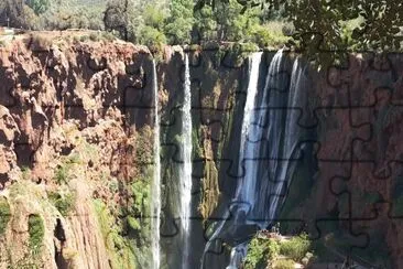 Cascade ouzoud Morroco jigsaw puzzle