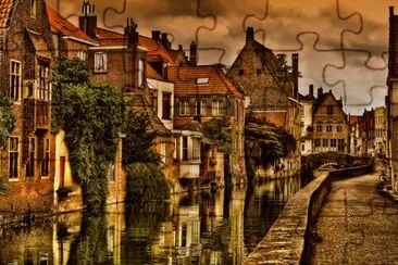 Ciudad Medieval-Belgica jigsaw puzzle