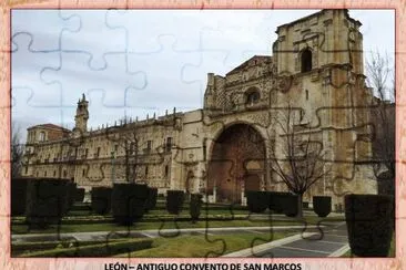 LEÃ“N â€“ ANTIGUO CONVENTO DE SAN MARCOS jigsaw puzzle
