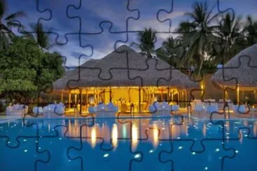 Paradise at Maldives jigsaw puzzle