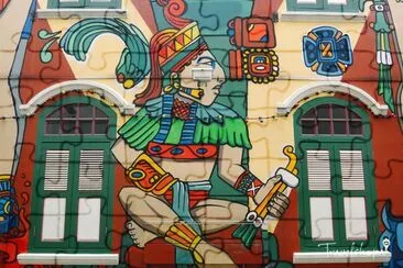 פאזל של Graffiti-Singapur