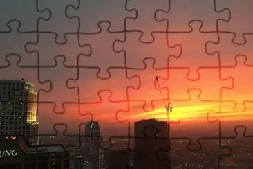 atardecer en L.A. jigsaw puzzle