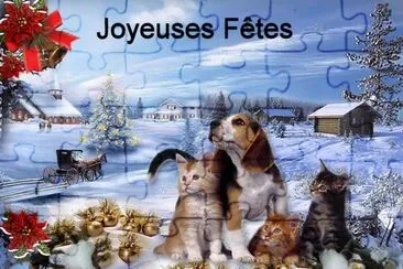 animaux noel