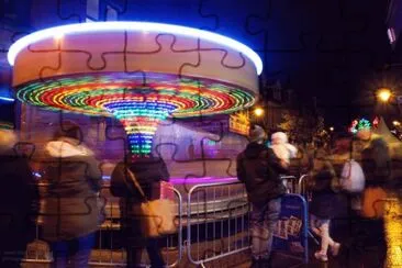 Christmas carousel jigsaw puzzle