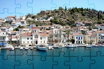 Isla griega. jigsaw puzzle