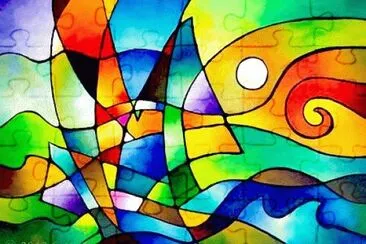 draw jigsaw puzzle