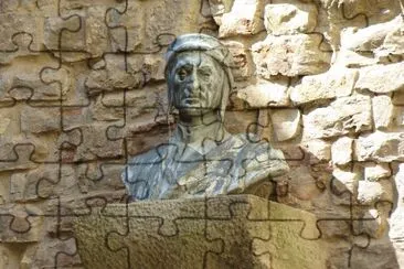 Busto di Dante, Firenze, Florence jigsaw puzzle