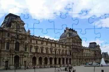 Museo El Louvre, ParÃ­s. jigsaw puzzle