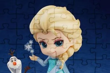 Frozen jigsaw puzzle