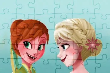 Frozen jigsaw puzzle