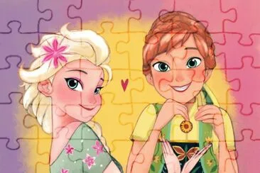 Frozen jigsaw puzzle