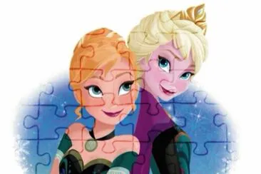 Frozen jigsaw puzzle