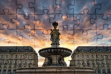 PLACE DE LA BOURSE. BORDEAUX jigsaw puzzle