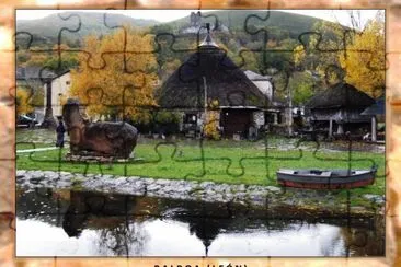 BALBOA (LEÃ“N) - PARQUE, PALLOZA Y CASTILLO jigsaw puzzle