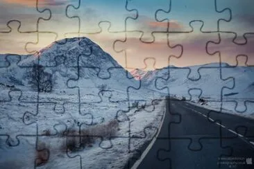 Glencoe snow jigsaw puzzle