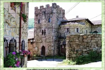 SAN SEBASTIÃN DE GARABANDAL (CANTABRIA) - TORRE MEDIEVAL jigsaw puzzle
