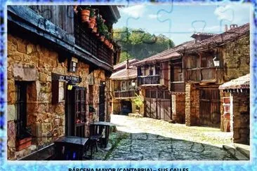 BÃRCENA MAYOR (CANTABRIA) â€“ SUS CALLES jigsaw puzzle