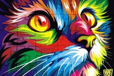 Colored Cat