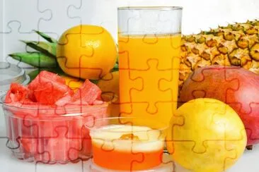 פאזל של æ°´æžœæ¦¨æ±