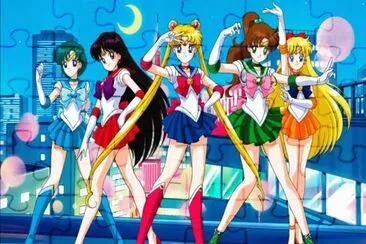Sailor moon jigsaw puzzle