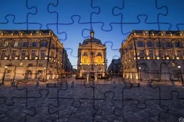 PLACE DE LA BOURSE. BORDEAUX jigsaw puzzle
