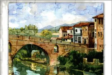 CASALARREINA (LA RIOJA) â€“ ACUARELA SOBRE PAPEL