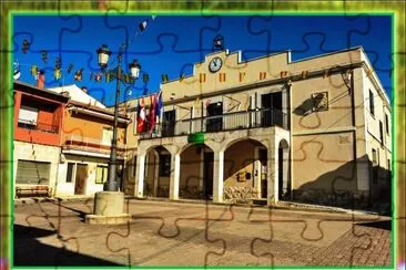 VILLALBA DE DUERO (BURGOS) - PLAZA DEL AYUNTAMIENTO