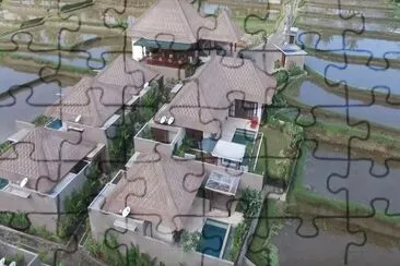 Bali Resort in the Rice Fields jigsaw puzzle