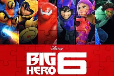 פאזל של 6 grandes heroes 2